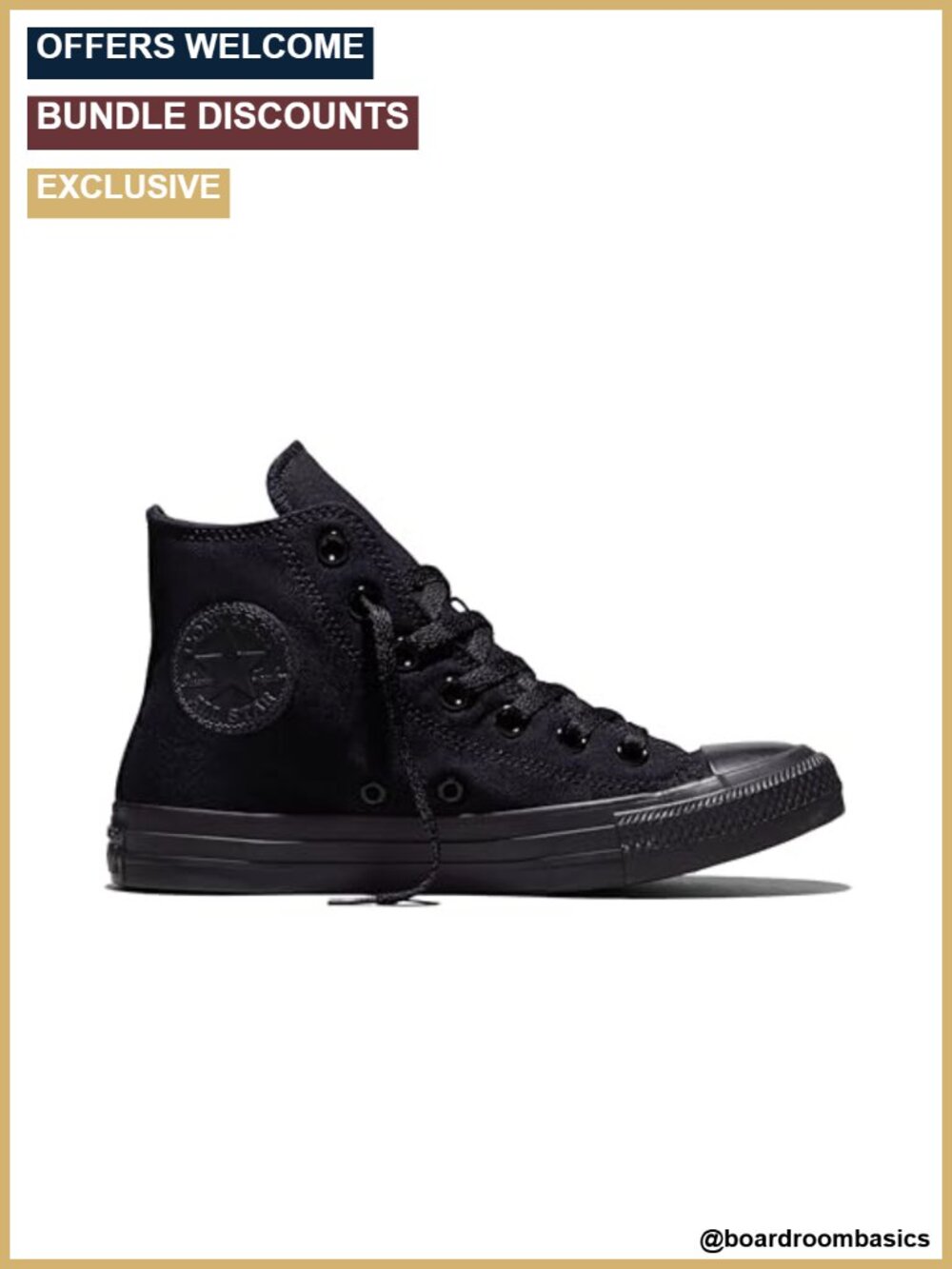 Converse Chuck Taylor All Star High Top Canvas Sneakers Lace-Up